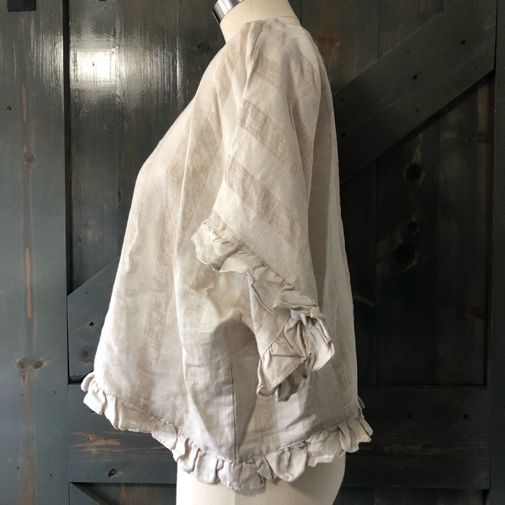 Zara Basic Collection Blouse Size Large - image 2